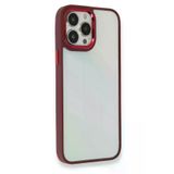 Newface iPhone 13 Pro Max Dora Kapak Kırmızı Kılıf