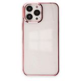 Newface iPhone 13 Pro Max Element Silikon Pembe Kılıf