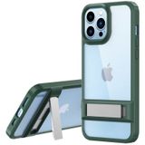 Newface iPhone 13 Pro Max Rolet Stand Kapak Yeşil Kılıf