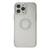 Newface iPhone 13 Pro Max Santa Lens Silikon Şeffaf Cep Telefonu Kılıfı