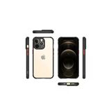 Newface iPhone 13 Pro Miami Şeffaf Silikon Siyah Cep Telefonu Kılıfı