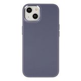 Newface iPhone 14 Asya Deri Silikon Mor Kılıf