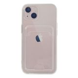 Newface iPhone 14 Kart Şeffaf Silikon Şeffaf Kılıf
