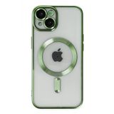 Newface iPhone 14 Kross Magneticsafe Kapak Koyu Yeşil Cep Telefonu Kılıfı