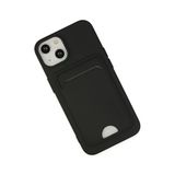 Newface iPhone 14 Plus Kelvin Kartvizitli Silikon Siyah Kılıf