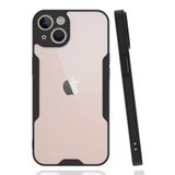 Newface iPhone 14 Plus Platin Silikon Siyah Kılıf