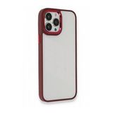 Newface iPhone 14 Pro Dora Kapak Kırmızı Kılıf