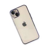 Newface iPhone 14 Razer Lensli Silikon Mor Kılıf