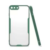 Newface iPhone 7 Plus Platin Silikon Yeşil Cep Telefonu Kılıfı