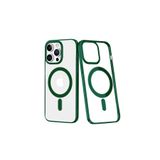 Newface iPhone İle Uyumlu 14 Pro Kılıf Element Magneticsafe Sert Kapak - Köknar Yeşili