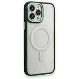 Newface iPhone İle Uyumlu 14 Pro Kılıf Room Magneticsafe Silikon - Köknar Yeşili