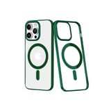 Newface iPhone İle Uyumlu 14 Pro Max Kılıf Element Magneticsafe Sert Kapak - Köknar Yeşili