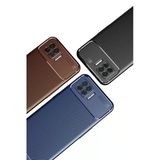 Newface Oppo A73 Kılıf Auto Focus Karbon Kapak - Lacivert