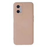 Newface Oppo A96 Kılıf Nano içi Kadife Silikon - Pudra