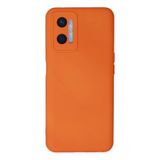 Newface Oppo A96 Kılıf Nano içi Kadife Silikon - Turuncu