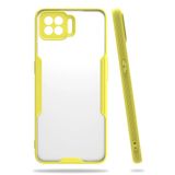 Newface Oppo İle Uyumlu A73 Kılıf Platin Silikon - Sarı