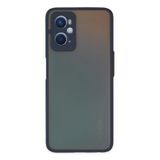 Newface Oppo İle Uyumlu A96 Kılıf Montreal Silikon Kapak - Lacivert