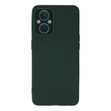 Newface Oppo İle Uyumlu Reno 7 Lite Kılıf Lansman Glass Kapak - Koyu Yeşil