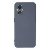 Newface Oppo İle Uyumlu Reno 7 Lite Kılıf Nano içi Kadife Silikon - Gri