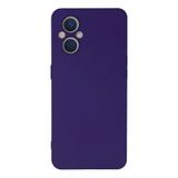 Newface Oppo İle Uyumlu Reno 7 Lite Kılıf Nano içi Kadife Silikon - Mor