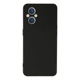 Newface Oppo İle Uyumlu Reno 7 Lite Kılıf Nano içi Kadife Silikon - Siyah