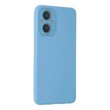 Newface Oppo Reno 7 Lite Kılıf Lansman Glass Kapak - Mavi