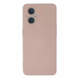 Newface Oppo Reno 7 Lite Kılıf Nano İçi Kadife Silikon - Pudra