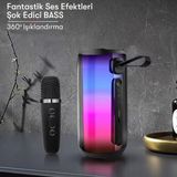 Newface Pluse 5 Mikrofonlu Rgb Kablosuz Hoparlör - Beyaz