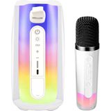NewFace Pluse 7 Mikrofonlu RGB Kablosuz Hoparlör - Beyaz DRSTR