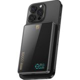 Newface PW598 10.000 Mah Dijital Göstergeli 20W Type-C ve 15W Kablosuz Şarj Pd Hızlı Şarj Magsafe Powerbank - Siyah Dsdrn