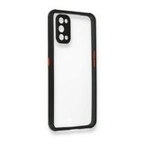 Newface Realme 7 Pro Miami Şeffaf Silikon Fuşya Cep Telefonu Kılıfı