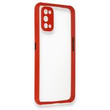 Newface Realme 7 Pro Miami Şeffaf Silikon - Siyah Cep Telefonu Kılıfı