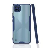 Newface Realme C11 2021 Platin Silikon Lacivert Cep Telefonu Kılıfı