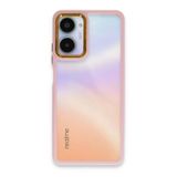 Newface Realme İle Uyumlu 10 Pro 5G Kılıf Dora Kapak - Pudra