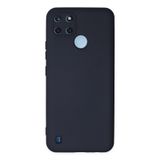 Newface Realme İle Uyumlu C25Y Kılıf Nano içi Kadife Silikon - Lacivert