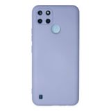 Newface Realme İle Uyumlu C25Y Kılıf Nano içi Kadife Silikon - Lila