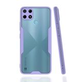Newface Realme İle Uyumlu C25Y Kılıf Platin Silikon - Lila