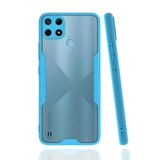 Newface Realme İle Uyumlu C25Y Kılıf Platin Silikon - Mavi