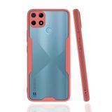Newface Realme İle Uyumlu C25Y Kılıf Platin Silikon - Pembe