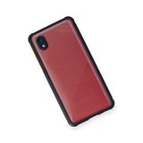 Newface Samsung Galaxy A01 Core Miami Şeffaf Silikon - Lacivert Kılıf