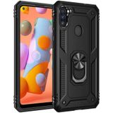 Newface Samsung Galaxy A11 Sofya Yüzüklü Silikon Kapak - Siyah Kılıf