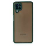 Newface Samsung Galaxy A12 Montreal Silikon Kapak Yeşil Cep Telefonu Kılıfı