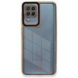 Newface Samsung Galaxy A22 Liva Lens Silikon - Siyah Kılıf