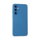 NewFace Samsung Galaxy A25 5G ile Uyumlu Kılıf, Kamera Korumalı, Silikon, Mavi