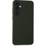 Newface Samsung Galaxy A25 5g Kılıf Kamera Korumalı Lansman Silikon Kapak - Koyu Yeşil