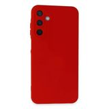 Newface Samsung Galaxy A25 5G Kılıf Nano içi Kadife Silikon - Kırmızı