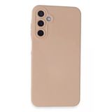 Newface Samsung Galaxy A25 5G Kılıf Nano içi Kadife Silikon - Pudra
