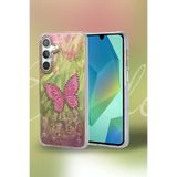 Newface Samsung Galaxy A35 5G Kılıf Blade Aynalı Desenli Kapak - Desen 7