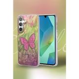 Newface Samsung Galaxy A35 5G Kılıf Blade Aynalı Desenli Kapak - Desen 8