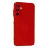 Newface Samsung Galaxy A35 5G Kılıf Nano İçi Kadife Silikon - Kırmızı
